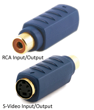 2-Way Composite RCA Video S-Video Format Converter