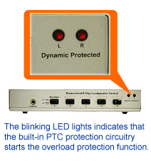 Dynamic Overload Protection Circuitry For The 5-Zone Speaker Selector Controller