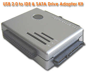 USB 2.0 to IDE SATA SATAII Converter