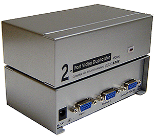 1 In 2 Out VGA Video Splitter VGA Distribution Amplifier