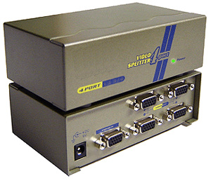 4-Port VGA Video Splitter VGA Distribution Amplifier
